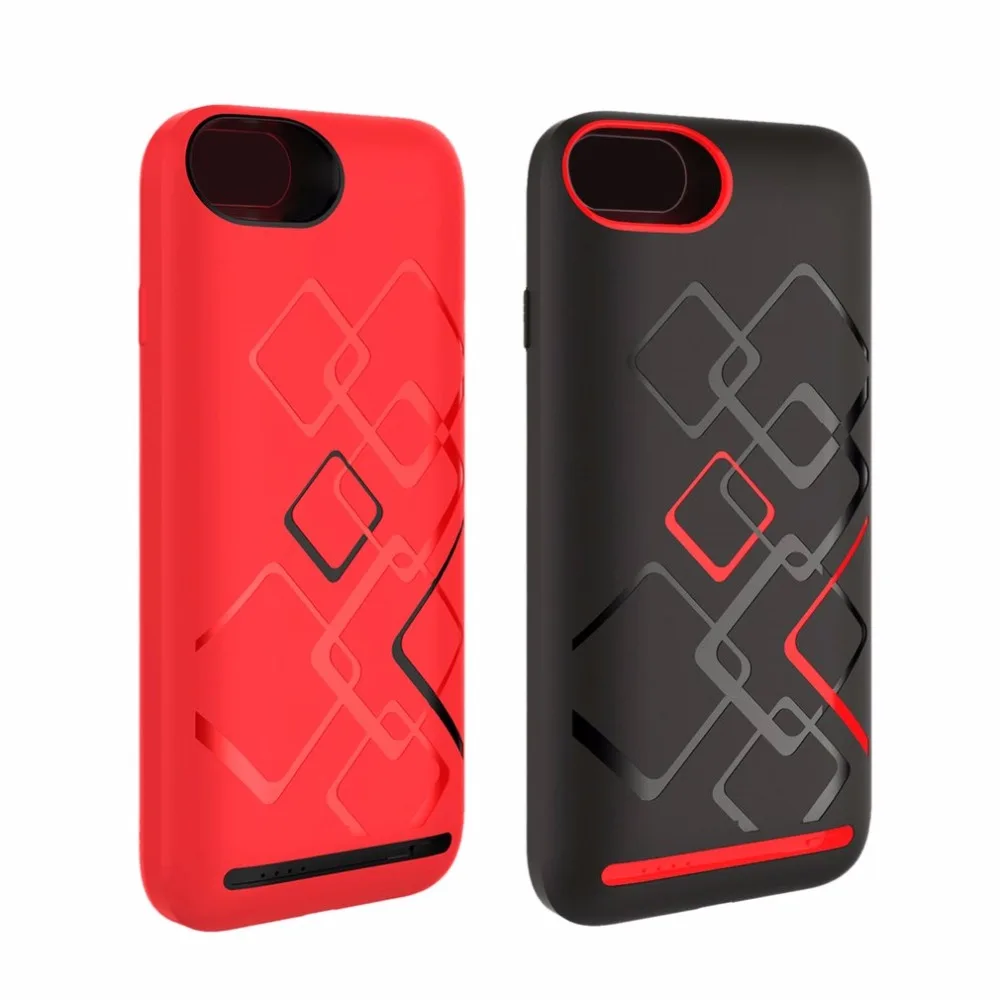

Soft Rubber Back Clip Battery Charger Case Mobile Phone Soft Protective Cover Shell Charger Case 2 in 1 for iPhone