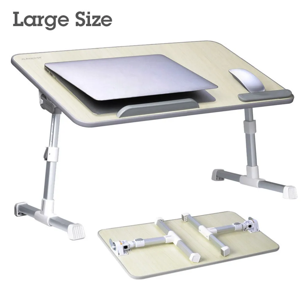 

Avantree Adjustable Laptop Bed Coach Table, Portable Standing Desk, Foldable Sofa Breakfast Tray, Notebook Stand Reading Holder