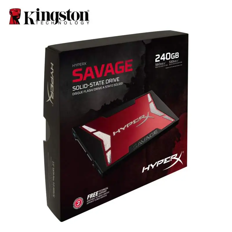 Kingston SSD ГБ 480 240 Внутренний твердотельный накопитель г SATA III игровой HDD HD жесткий