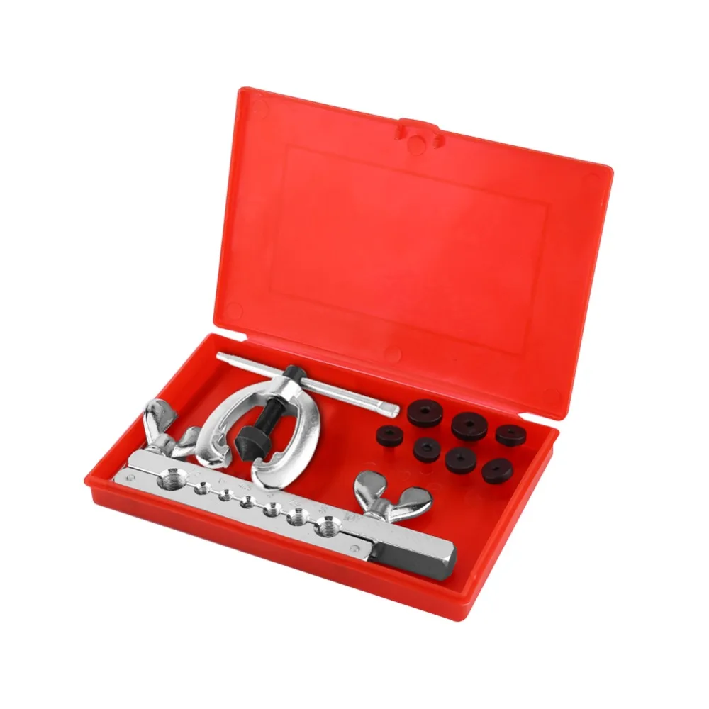 

9pcs Pipe Flaring Tool Kit Tube Repair Flare Includes Clamp Spreader Dies
