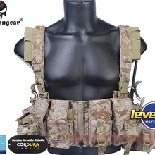 Emerson gear LBT 1961A-R Грудь Rig тактический жилет боевое снаряжение для страйкбола США 500D Нейлон Cordura Листва Зеленый EM2977AR1