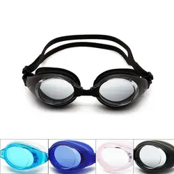 Взрослых Для мужчин Для женщин HD плоский свет силиконовые очки для плавания Анти-туман Водонепроницаемый каркасный бассейн спортивные
