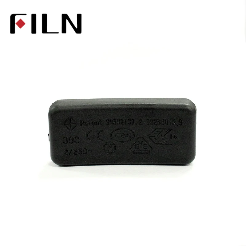 Universal Switches AC 110-250V 2A Inline Lighting Lamp Plastic In Line Cord Rocker Switch (4)