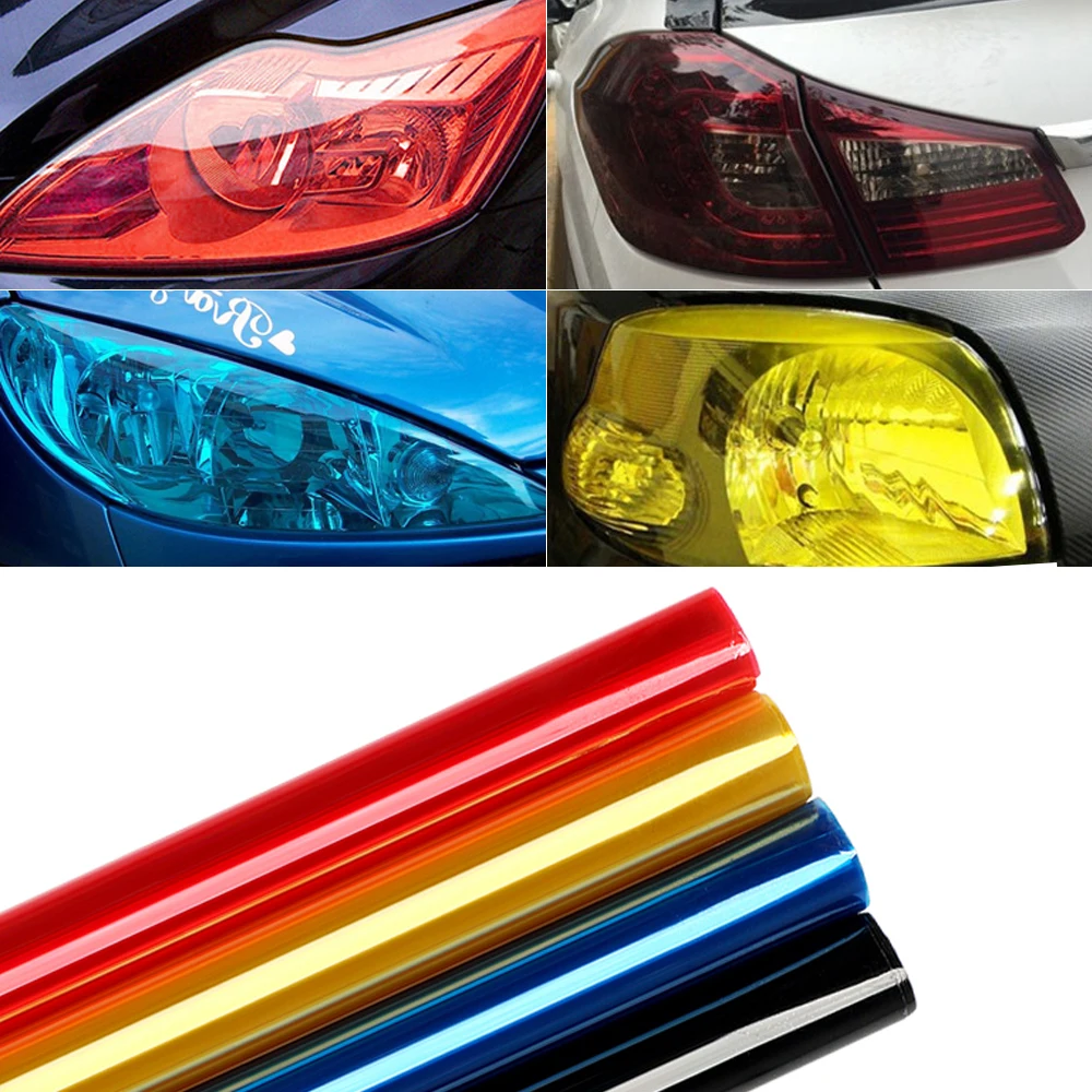 Buy 30cm*120cm Car Headlight Taillight Stickers and