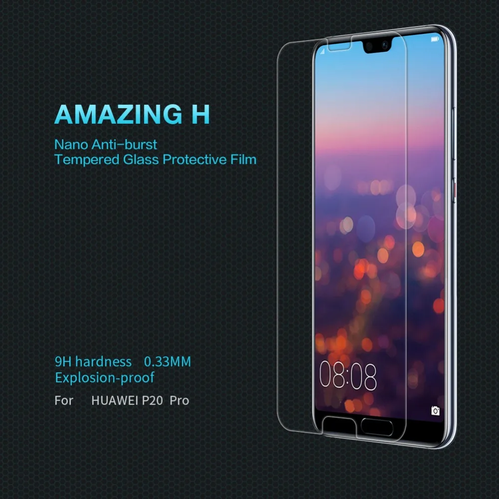 Для huawei P20 Pro, закаленное стекло, NILLKIN Amazing H, анти-взрыв, 9 H, 0,3 мм, Защита экрана для huawei P20 Pro, чехол