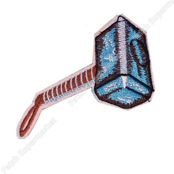 

3" Thor Hammer the avengers infinity war Super Hero Marvel Comics TV Movie Uniform applique iron on patch