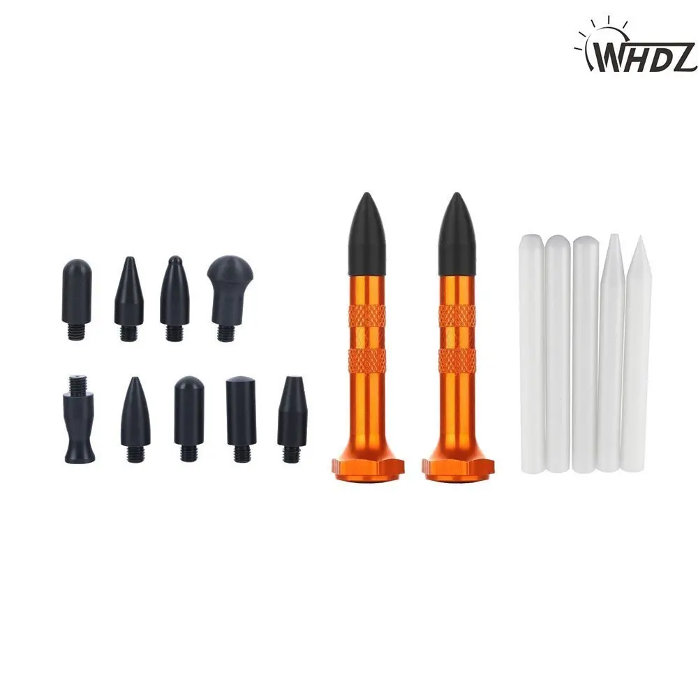 

WHDZ PDR Tool PDR Tap Down Aluminum Knock Down Screw-on Heads Plastic Metal - Auto Body Paintless Dent Repair Tools