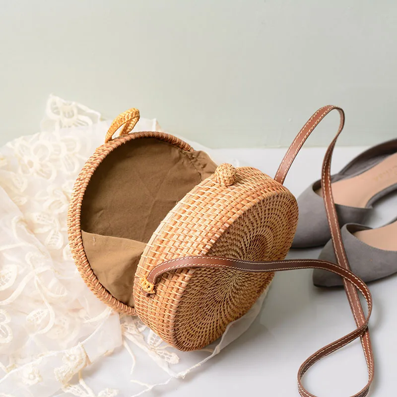 2018-Rodada-Rattan-Saco-Handmade-Saco-de-Tecido-bolsa-de-Praia-Sacos-De-Palha-Das-Mulheres (2)