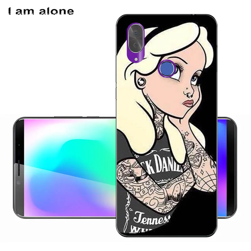 Чехлы для телефонов I am alone, для Cubot X19, 5,93 дюйма, мягкие, TPU, для мобильных телефонов, милые, модные, с мультяшным принтом, для Cubot X19, сумки - Цвет: Solf TPU W16