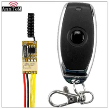 Anntem RF реле доступа к двери 433 МГц переключатель дистанционного управления 12 В DC3.7v to24v Кнопка внутренней связи беспроводная кнопка видеодомофона