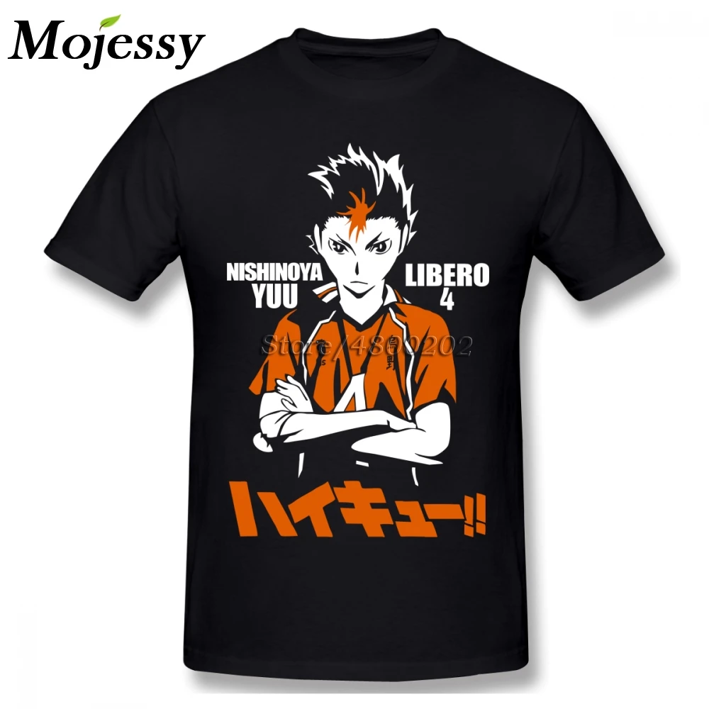 Футболка для мужчин shinoya Yuu Haikyuu плюс размер 5XL 6XL | Мужская одежда
