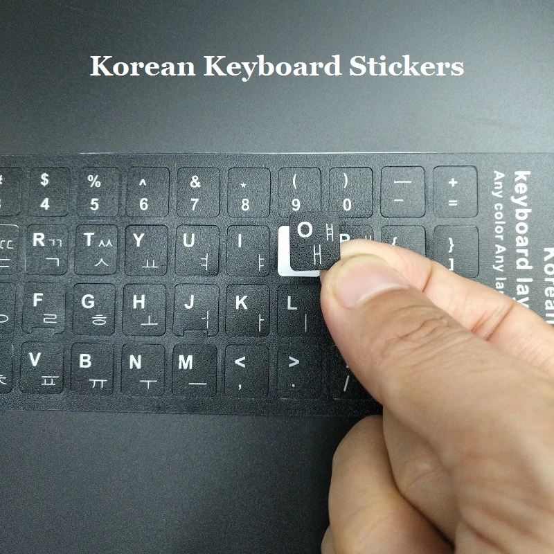 5pcs KR Korean Keyboard Stickers For Macbook Notbook Laptop Computer Keyboard Protector Sticker For iMac