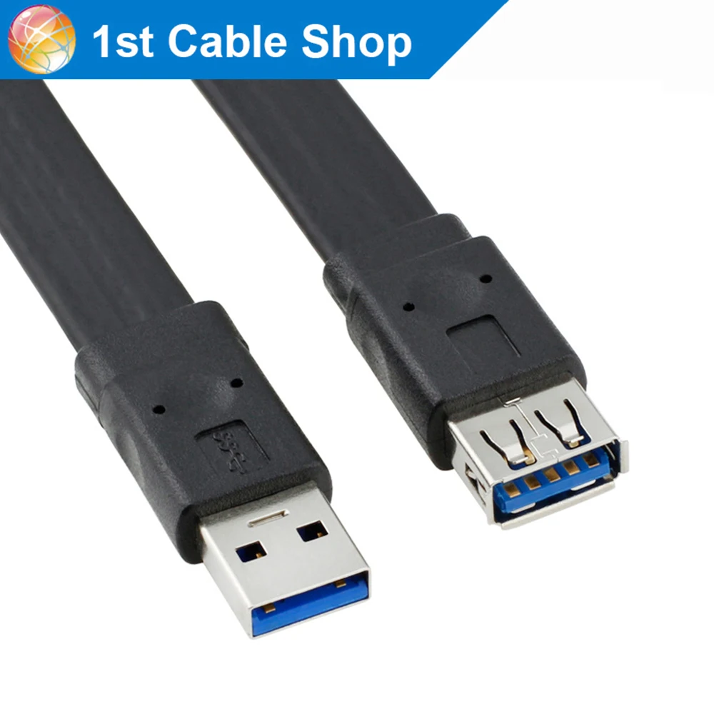 Flat USB 3.0 extension cable 3M 1.5M 1.0M 0.5M USB 3.0 A male to female