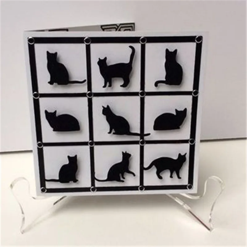

Naifumodo Dog Cat Squirrel Die Set Metal Cutting Dies for Card Scrapbooking DIY Album Embossing Paper Craft Template Stencil