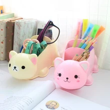 Hot Cute Cartoon Desk Organizer Desk Accessories Organizer Jewellery Storage Box