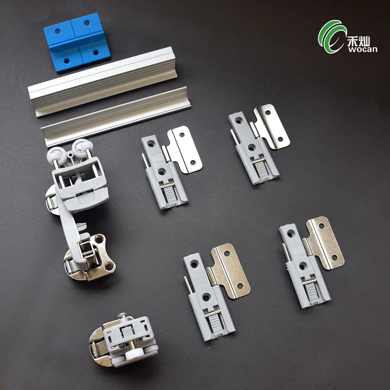 

The wardrobe folding door hardware accessories push pull pulley hanging wheel hanging sliding door moving wheel cabinet