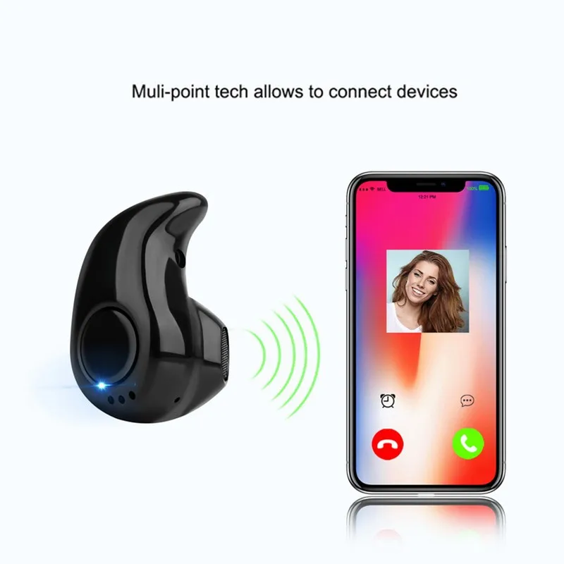 Bluetooth Earphone For Samsung Galaxy S9 S9+ S8 Plus S7 Edge S6 S5 Note 9 8 5 Mini Earbud Wireless Earphone Running Earpiece 1PC (7)