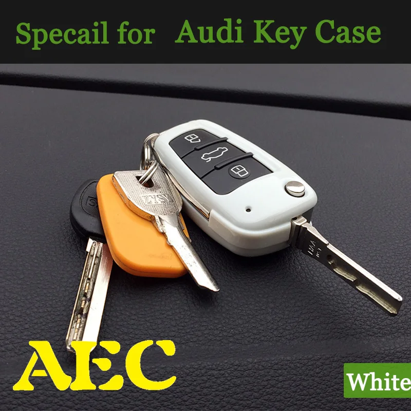 

High quality MirageBlack ABS Auto Car Key case Cover Key wallet 3 buttons exclusive for Audi A2 A3 A4 A6 A6L A8 TT Q3