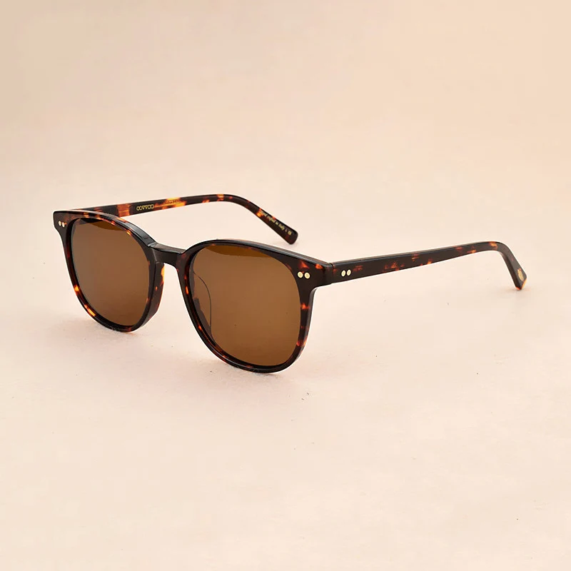 Новинка, ретро солнцезащитные очки для женщин, поляризованные солнцезащитные очки для мужчин, бренд OV5277, Дизайнерские Модные Винтажные Солнцезащитные очки для вождения, рыбалки, UV400 - Цвет линз: 002
