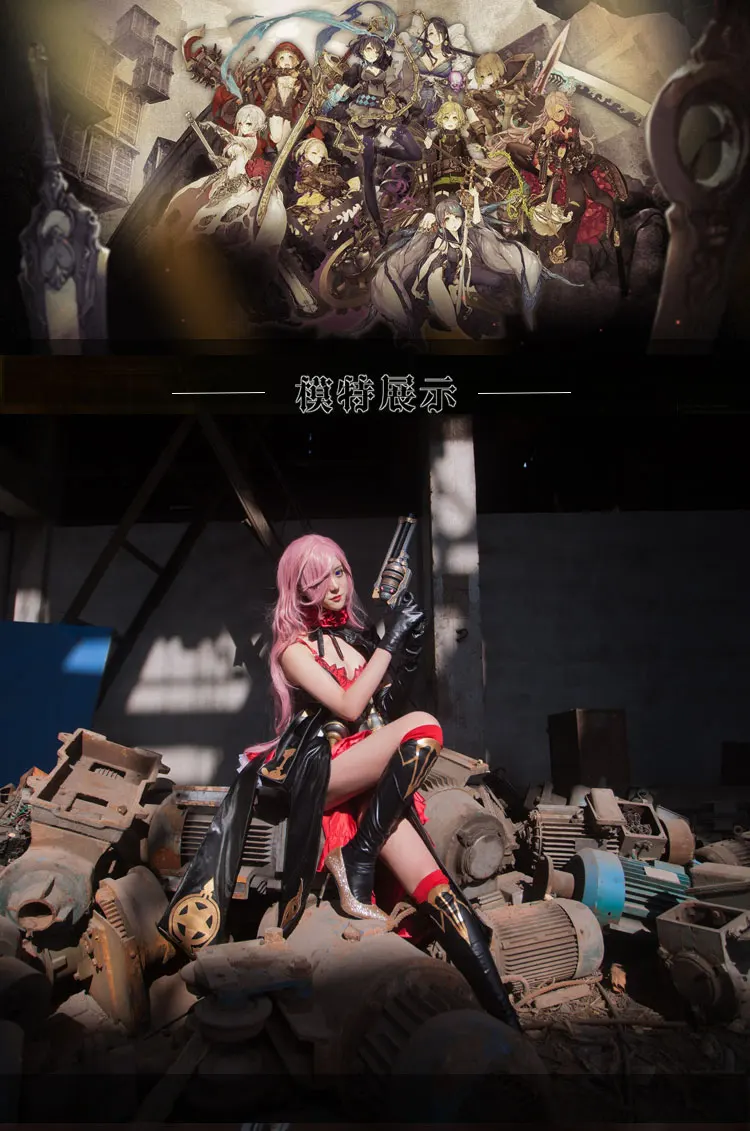 CosplayLove SINoALICE Cosplay Costume Dead Alice Cinderella Dress Cosplay Costume Full Suit Custom Made (9)