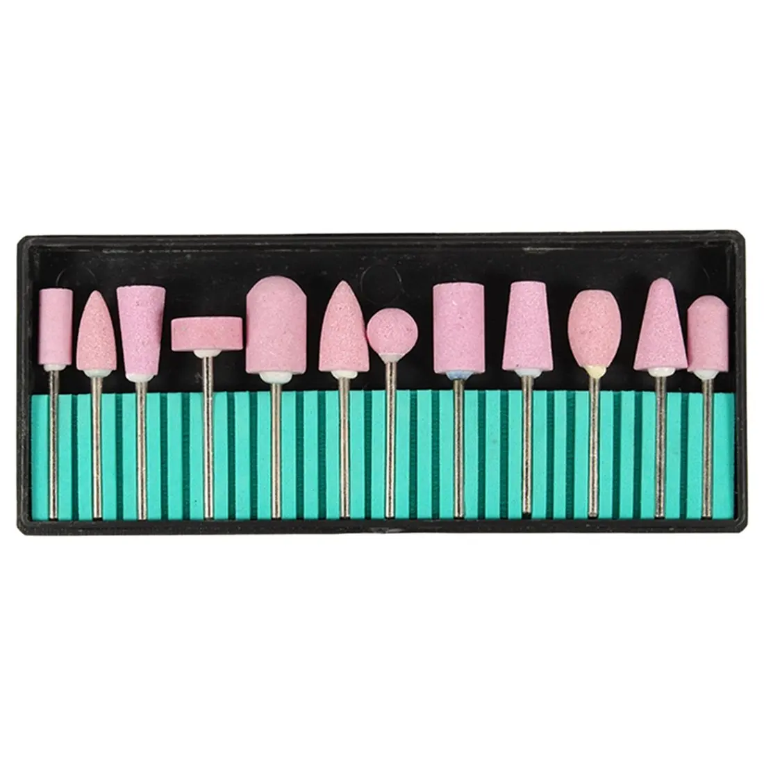 YOST-12Pcs/набор профессиональных полировальных шлифовальных головок инструменты для дизайна ногтей керамические сверла
