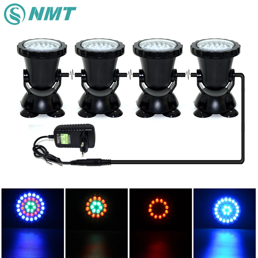 

IP68 Waterproof LED Underwater Light RGB Aquarium Swimming Pool Light Lamp LED Spotlight for Fish Tank Piscine With EU/US Plug