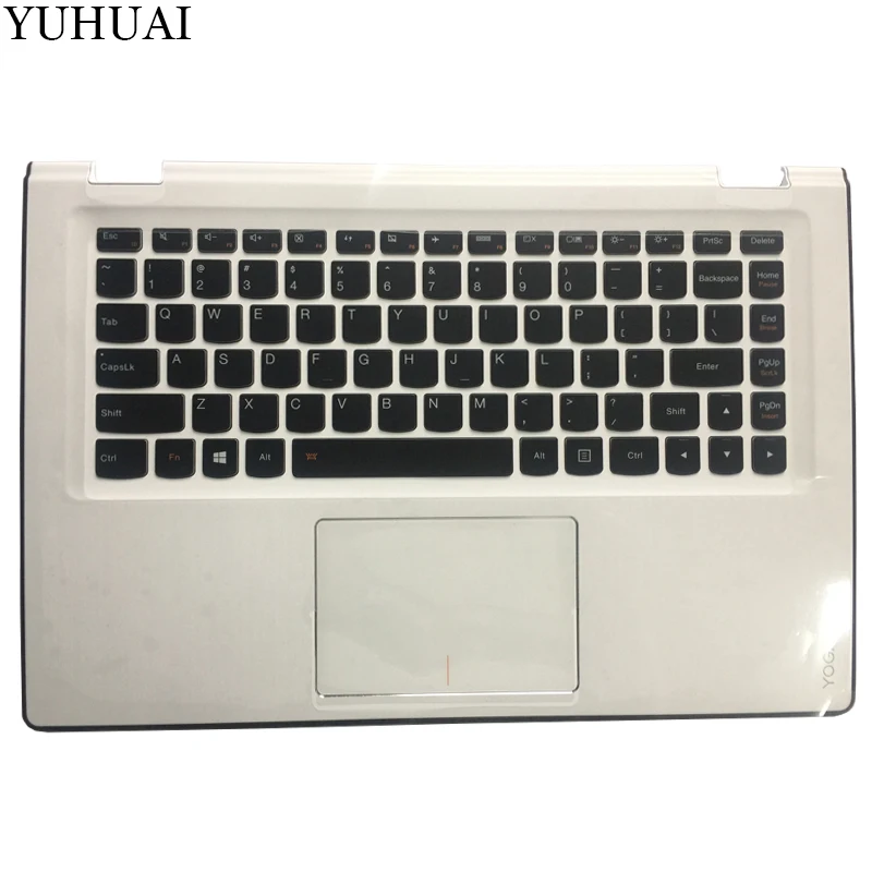 

NEW US laptop keyboard for LENOVO yoga 700-14ISK US Backlight keyboard with touchpad white