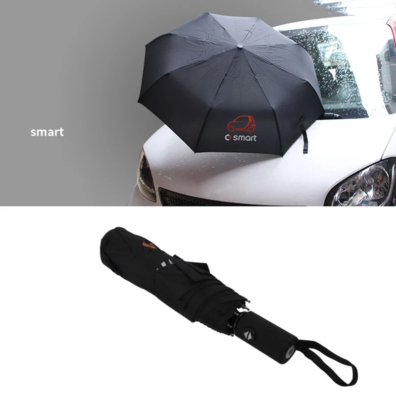 

High quality Car styling Automatic Umbrella Accessories Gift For Mercedes smart fortwo 451 forfour 453 450 Car accessories