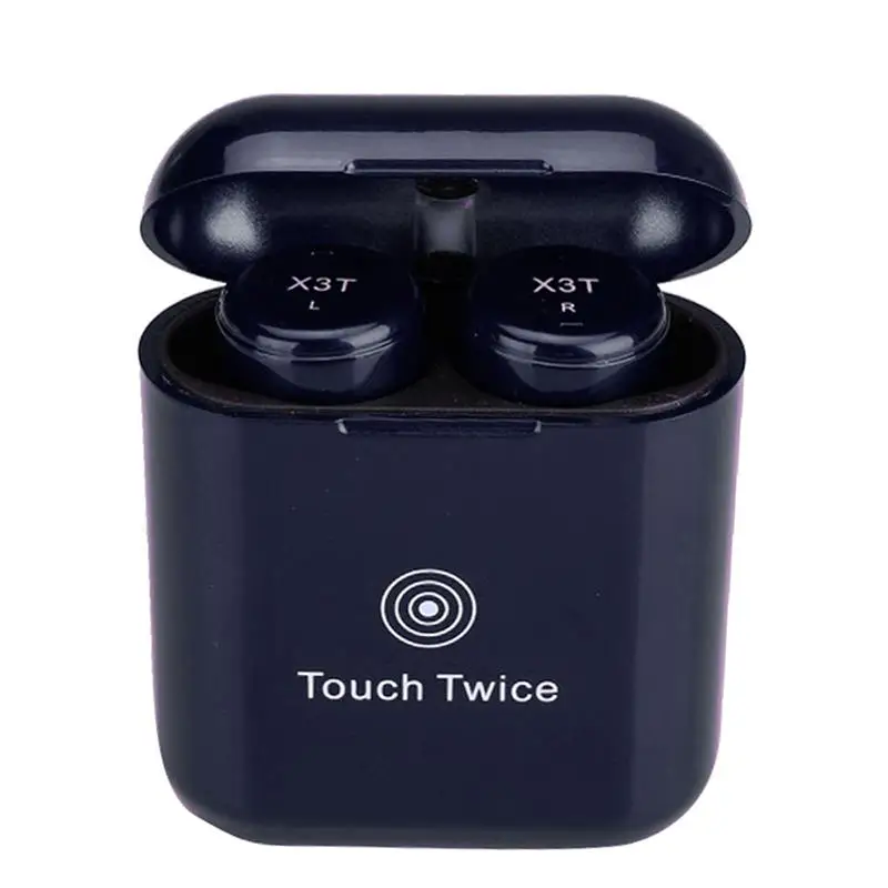 TCunPT новая X3T сенсорный Управление True Беспроводной Bluetooth наушники мини спортивные