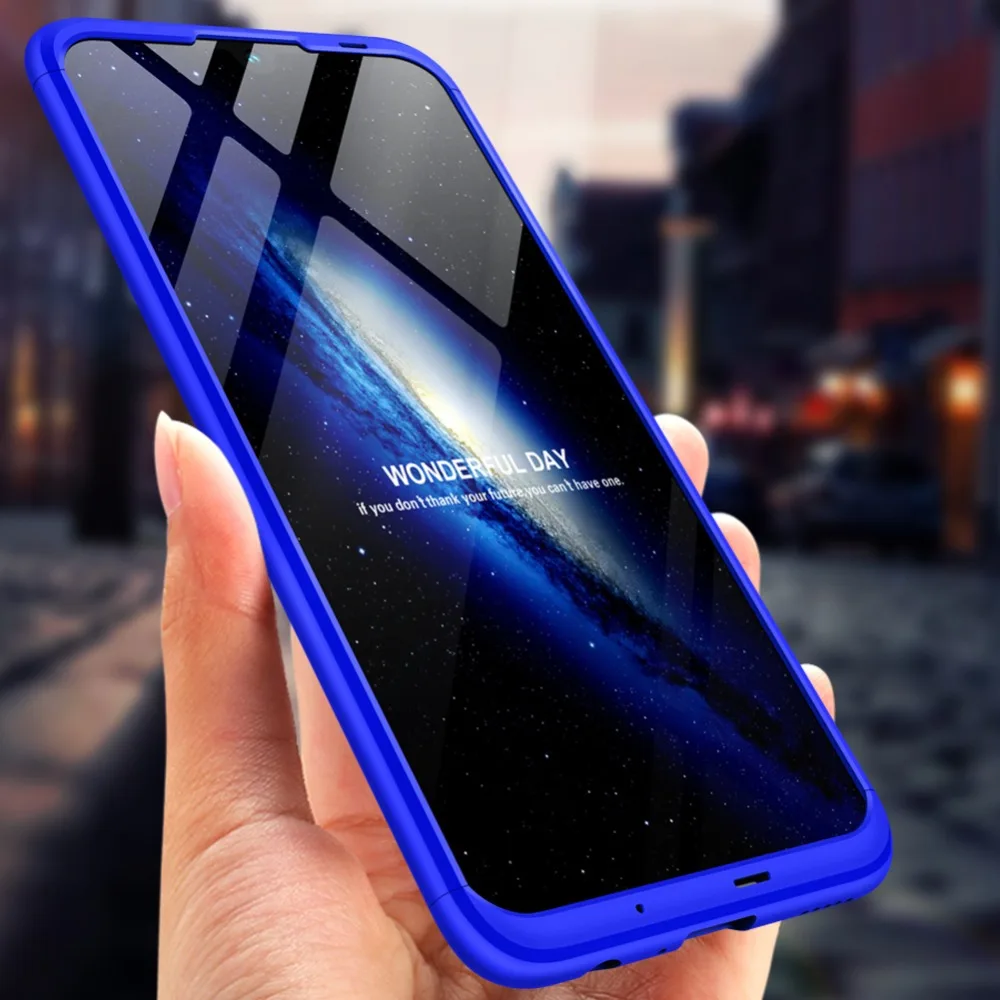 Жесткие Пластиковые чехлы для Huawei P Smart 2019 с полной защитой на 360 градусов