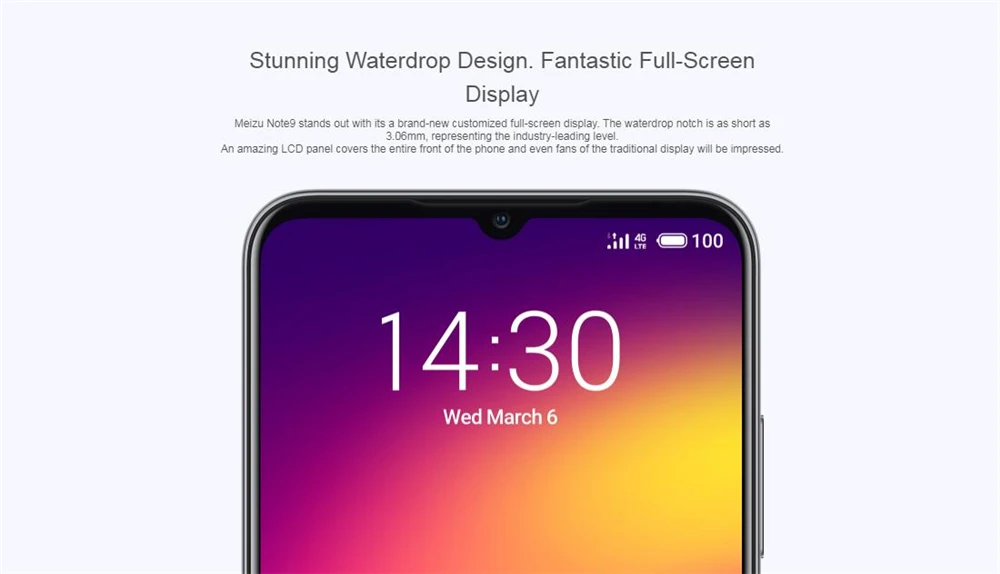 Meizu Note 9, 4 Гб ОЗУ, 128 Гб ПЗУ, Смартфон Snapdragon 675, четыре ядра, 6,2 дюймов, 48мп, камера заднего вида, 4000 мА/ч, 2244x1080