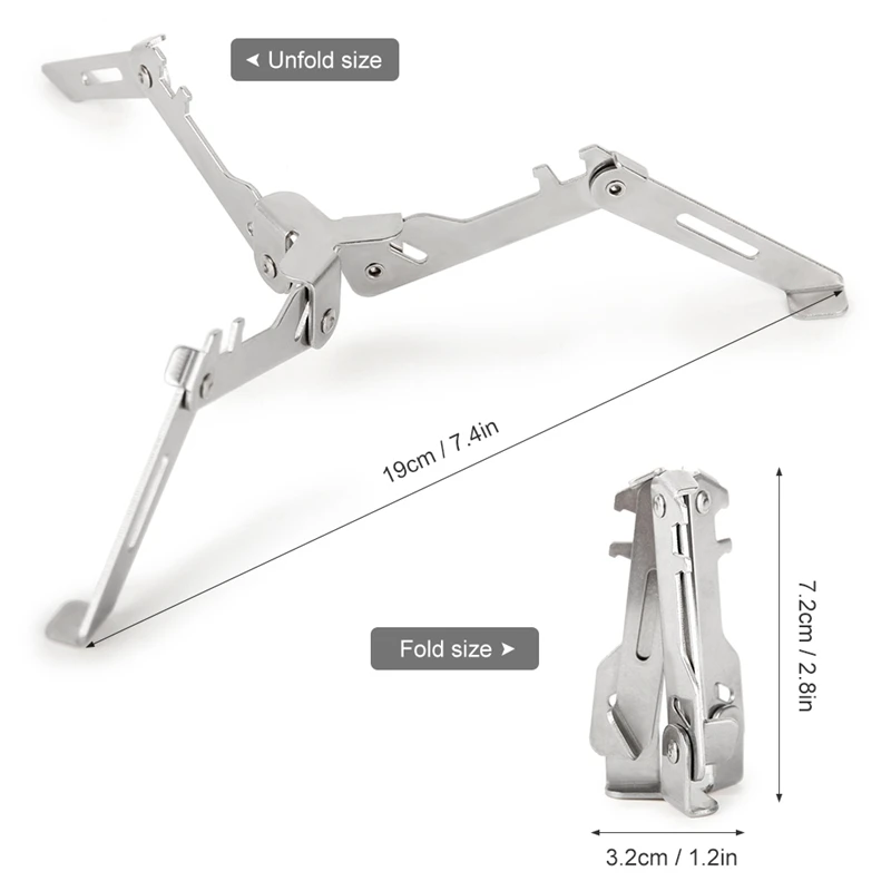 

Outdoor Stove Canister Stabilizer Gas Tank Stand Foldable Cartridge Tripod Support Folding Fuel Camping Travel Stove Stabilize