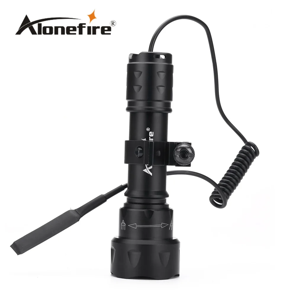 

AloneFire TK20 LED Flashlight Torch Lanterna Tactical Penlight Zoomable Light Lamp 5000LM torch Light+scope mounts+Remote switch