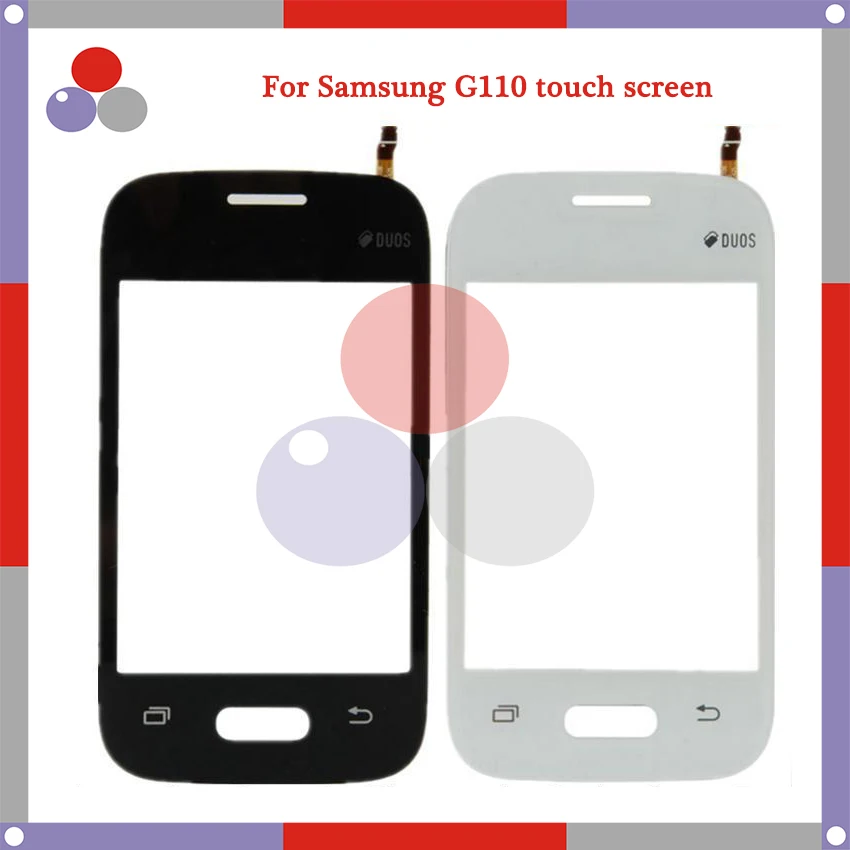 Высокое качество для Samsung Galaxy Grand 2 sm-g110h g110b G110 Duos Сенсорный экран Панель Сенсор планшета внешний Стекло объектива