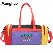 Menghuo, мультяшная дорожная сумка, женская сумка для путешествий, нейлоновая, водонепроницаемая, красочная упаковка, новая дорожная сумка, для путешествий, для багажа, для путешествий, сумка-тоут