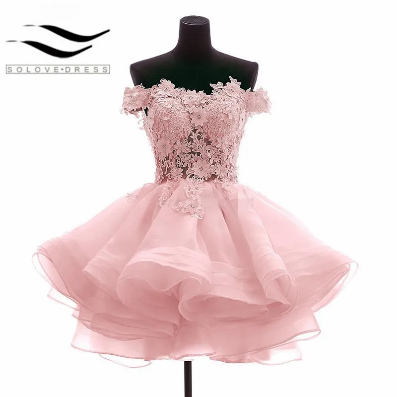 

Real Lace Short luxury cocktail dresses short beaded elegant cocktail dress robe de cocktail 2019 robes courte de cocktail