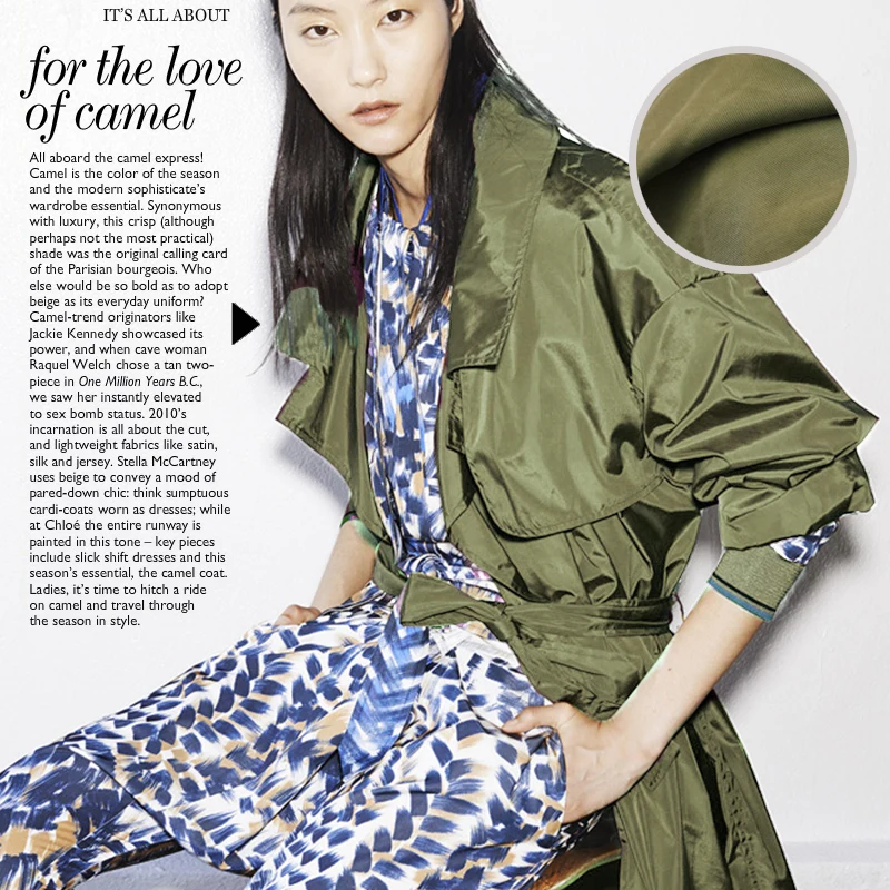 

Hu Hu shop / France imported sand washing copper ammonia wire /1.35 m wide / quality army green /39 yuan / M