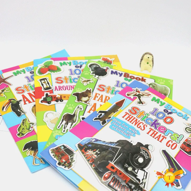 

Sticker Books for Baby Leaning English Story Book with Stickers Preschool Early Learning Educational children Toy