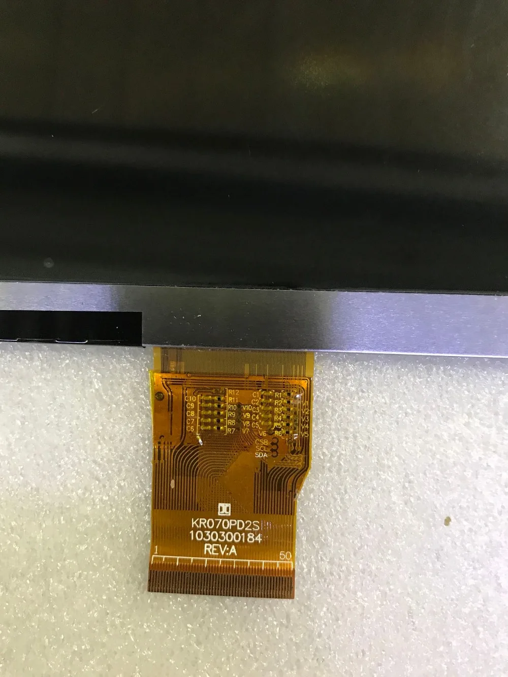 7 дюймов Совместимость 50pin KR070PD2S 1024*600 Светодиодные дисплеи экран | Компьютеры и