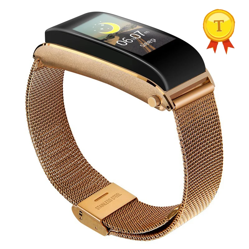 

best selling Colorful Screen dail call answer call Smart Bracelet Blood Pressure Heart Rate Monitor Bluetooth Headset smartband