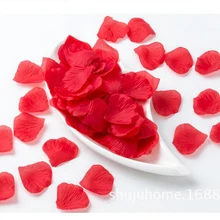 100 шт./упак. 5*5 см искусственные цветы с красными розами вечерние украшения ковер, держащих букет невесты на свадьбе, с лепестками глоталось De Rosa De Boda; BV268