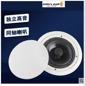 

High grade 5 / 6 inches coaxial contant voltage ceiling speaker with tweeter background music public address system
