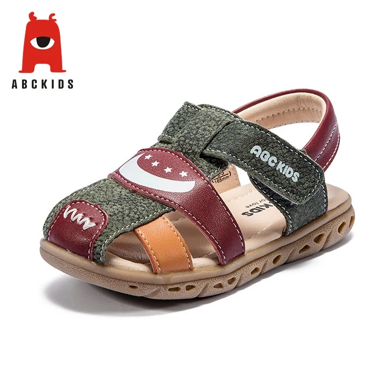 ABC KIDS Baby Boy Soft Sole Shoes Anti-slip Sandals Star Print Walking Shoe with Closed Toe ABC KIDS Baby Boy Soft Sole Shoes Anti-slip Sandals Star Print Walking Shoe with Closed Toe