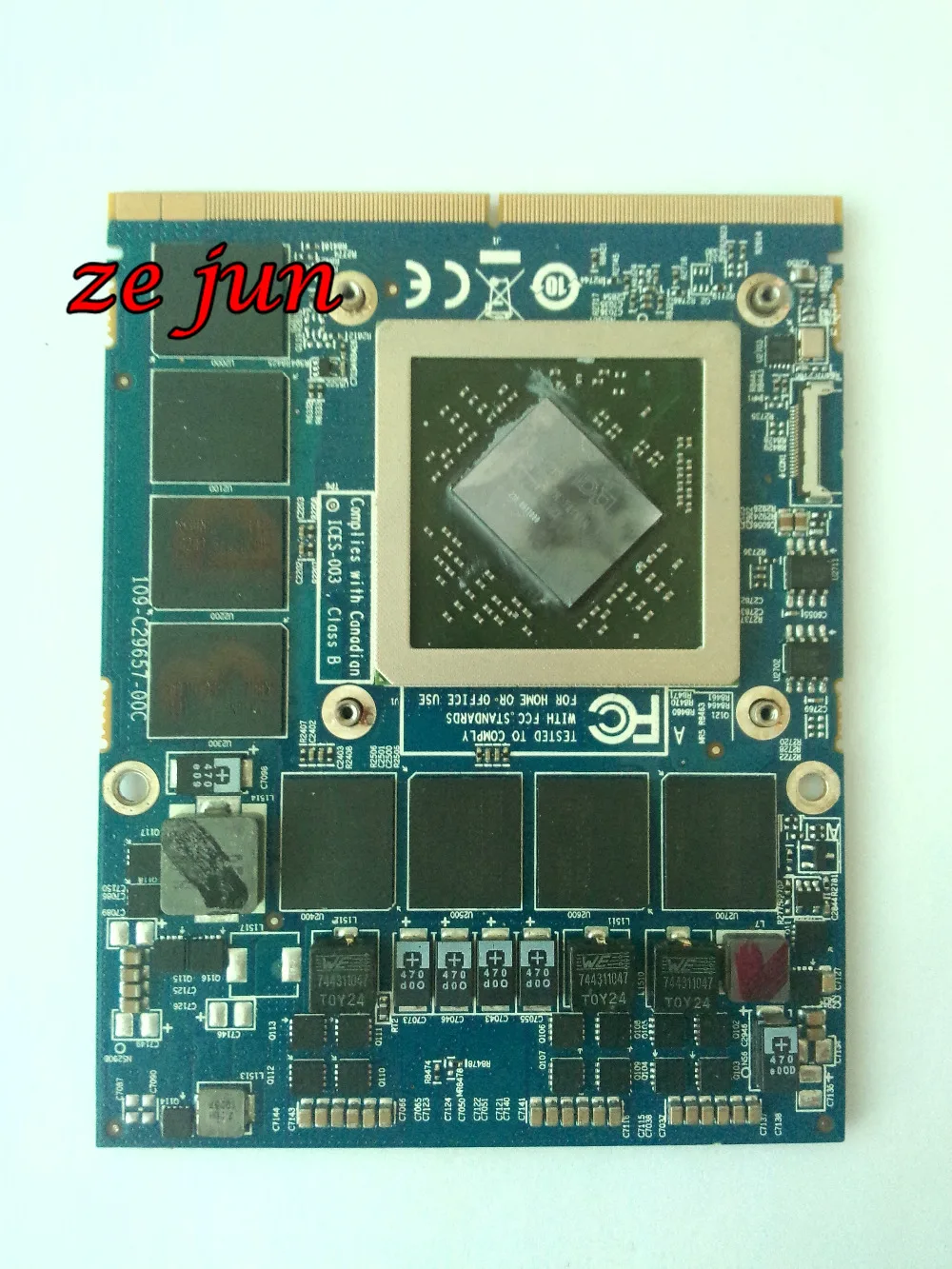 Free Shipping For M17x R3 R4 R5 Laptop 6W46K 06W46K CN-06W46K HD6970M 216-0811000 2GB Graphic Video Card Full Tested OK