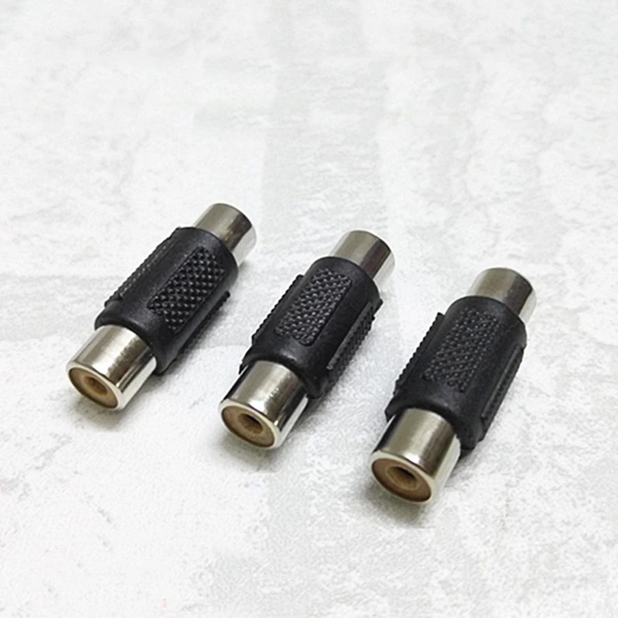 EClyxun 5 шт. прямой разъем RCA Мама гнездо av кабель соединитель аудио