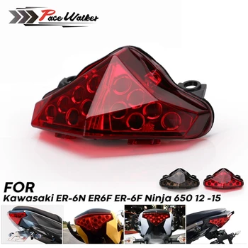 

Motorcycle Led Light Rear Tail Light Brake Turn Signals Integrated For Kawasaki Er6N Er6F Ninja 650 Ex650 2012-2016