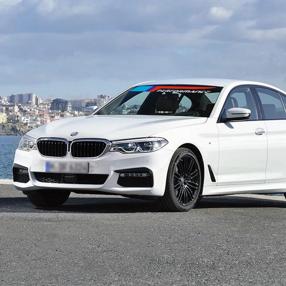 Автомобильный Стайлинг новый стикер M Performance для переднего и заднего ветрового