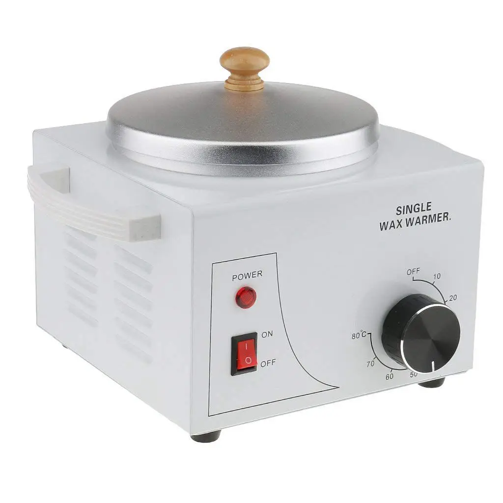 Single Pot Metallic Electric Waxing Machine Hot Waxing Paraffin Waxing for Professional Salon- EU Plug