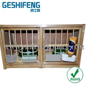 

10pc free shipping 80*40*45CM female and male wooden cage
