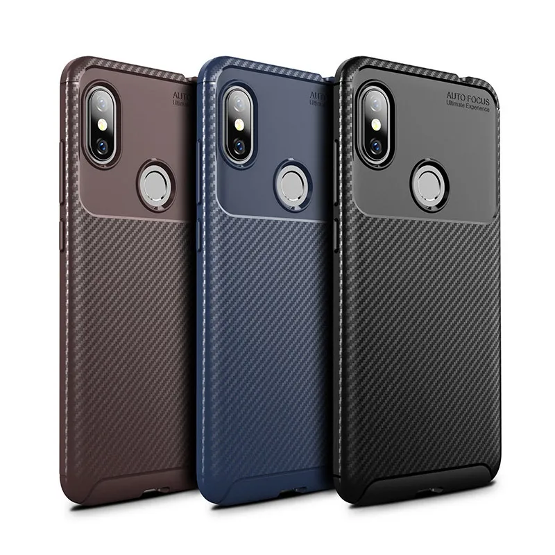 

For Redmi Note 6 Pro Case Xiaomi Redmi 6 6A Pro Phone Bag Carbon fiber Silicon Cover For Redmi Note6 Pro 6Pro 6 A Soft TPU Case
